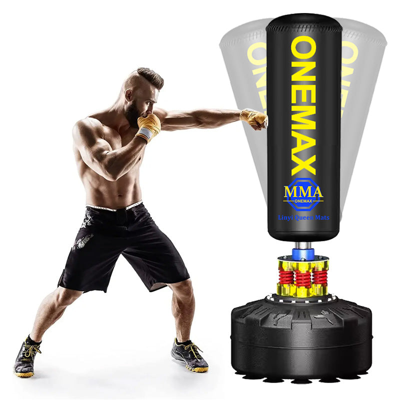 ONEMAX Freestanding Punching Bag for Adult Teens Kids with 12 Suction Cup Base for Home Office