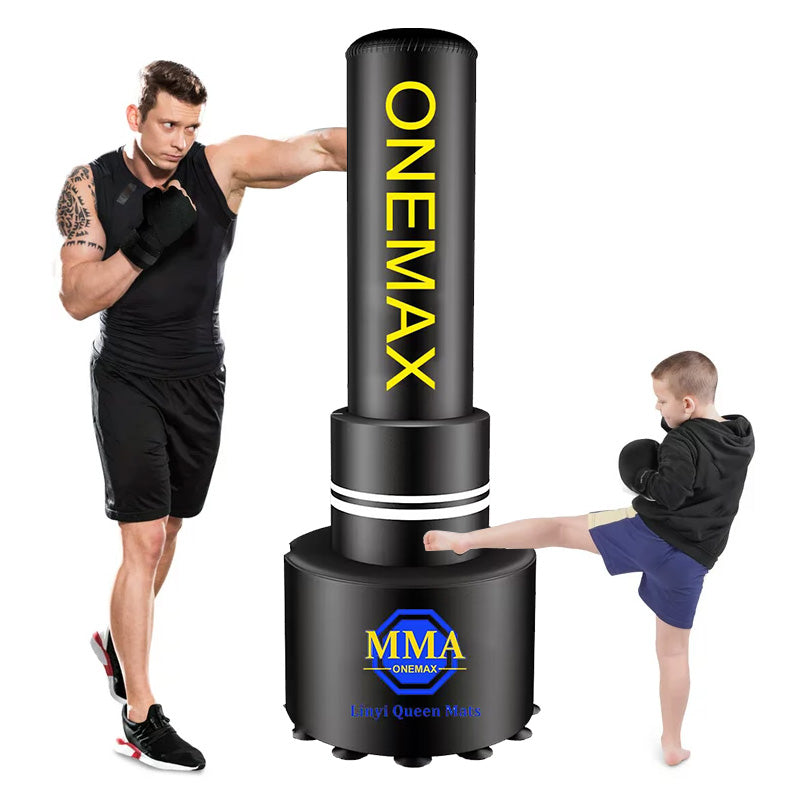 ONEMAX Heavy Boxing Bag with Suction Cup Base for Adult Youth Children