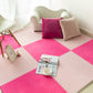 eva carpet mat interlocking with pile plush puzzle carpet custom fluffy baby plush foam puzzle rug carpet