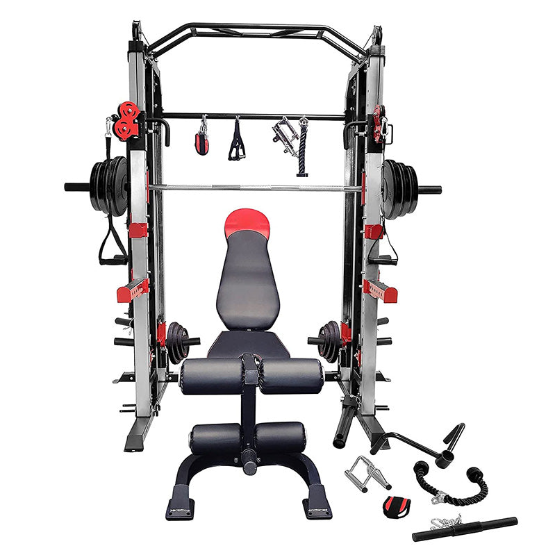 Multi Functional Trainer Power Exercise Rack for Fitness Home Gym