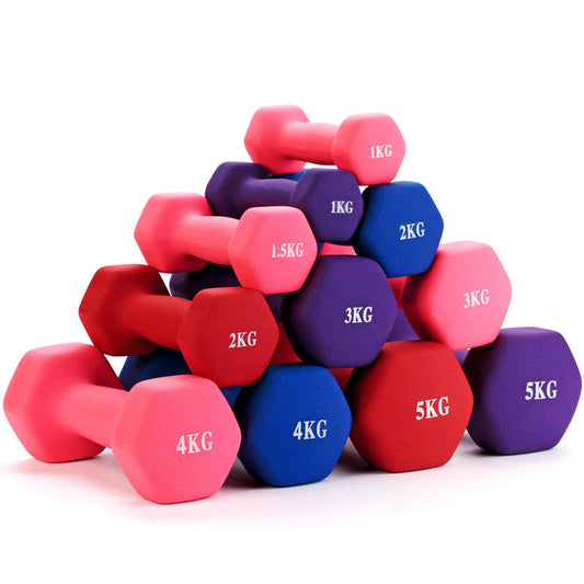 colorful power training premium rubber wholesale weights equipment fitness cheap rubber hex gym dumbbell