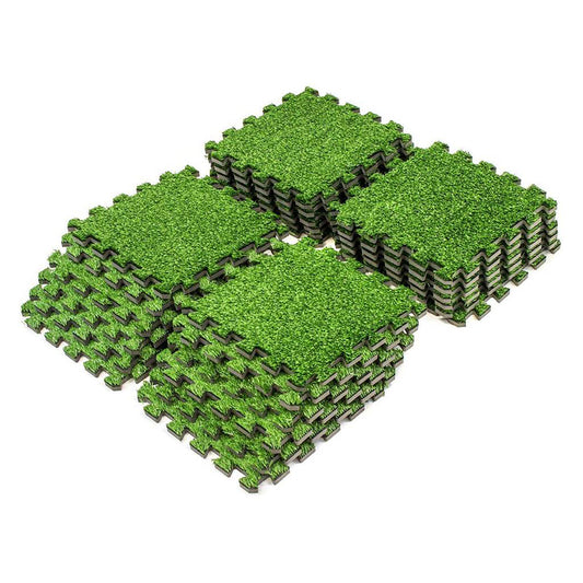 Safety anti-skid lawn tiles natural artificial grass carpet mat green carpet