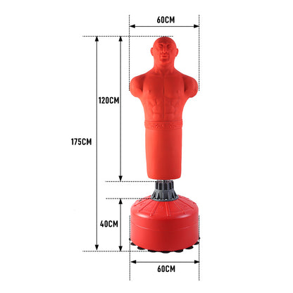 Free Standing  Full Body Silicone Bob Dummy Boxing Martial Arts Punching