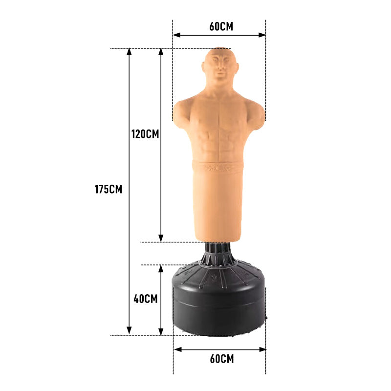 Free Standing  Full Body Silicone Bob Dummy Boxing Martial Arts Punching